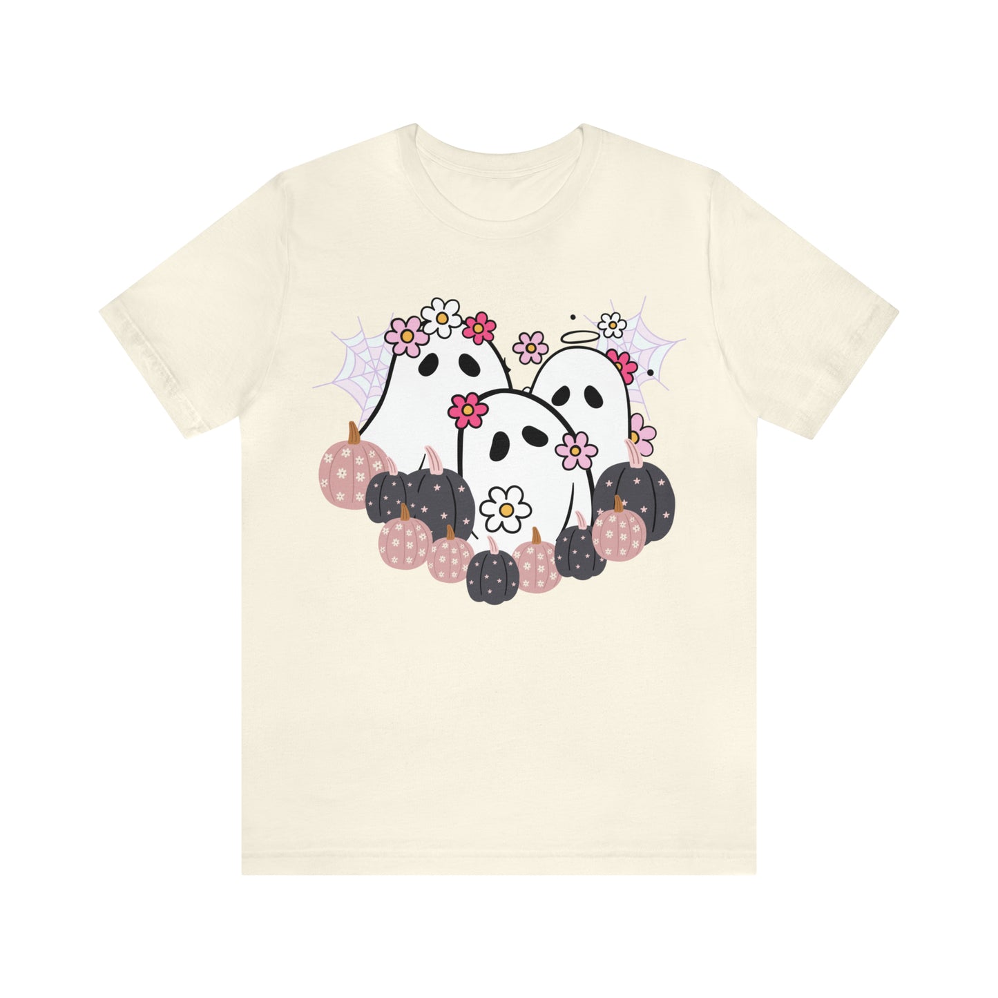 Cute Halloween Bella Canva Ghost T-shirt