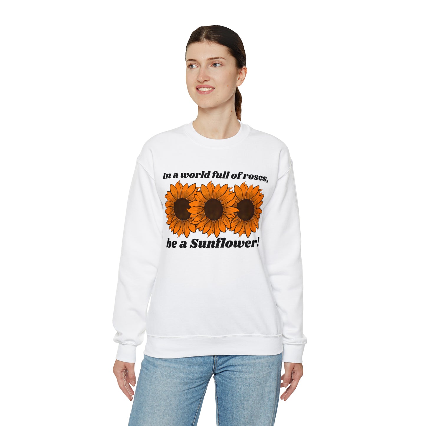 Sunflowers Spirit Unisex Heavy Blend™ Crewneck Sweatshirt