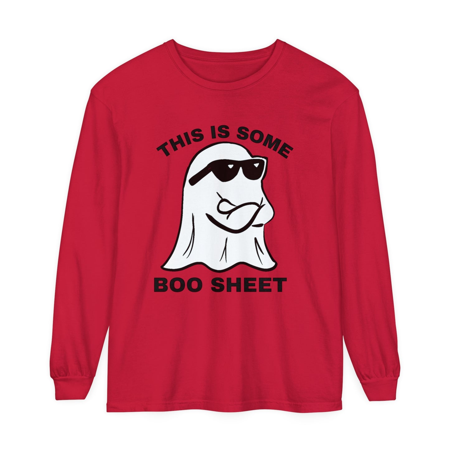 This is some Boo Sheet Comfort Colors long sleeve T-shirt