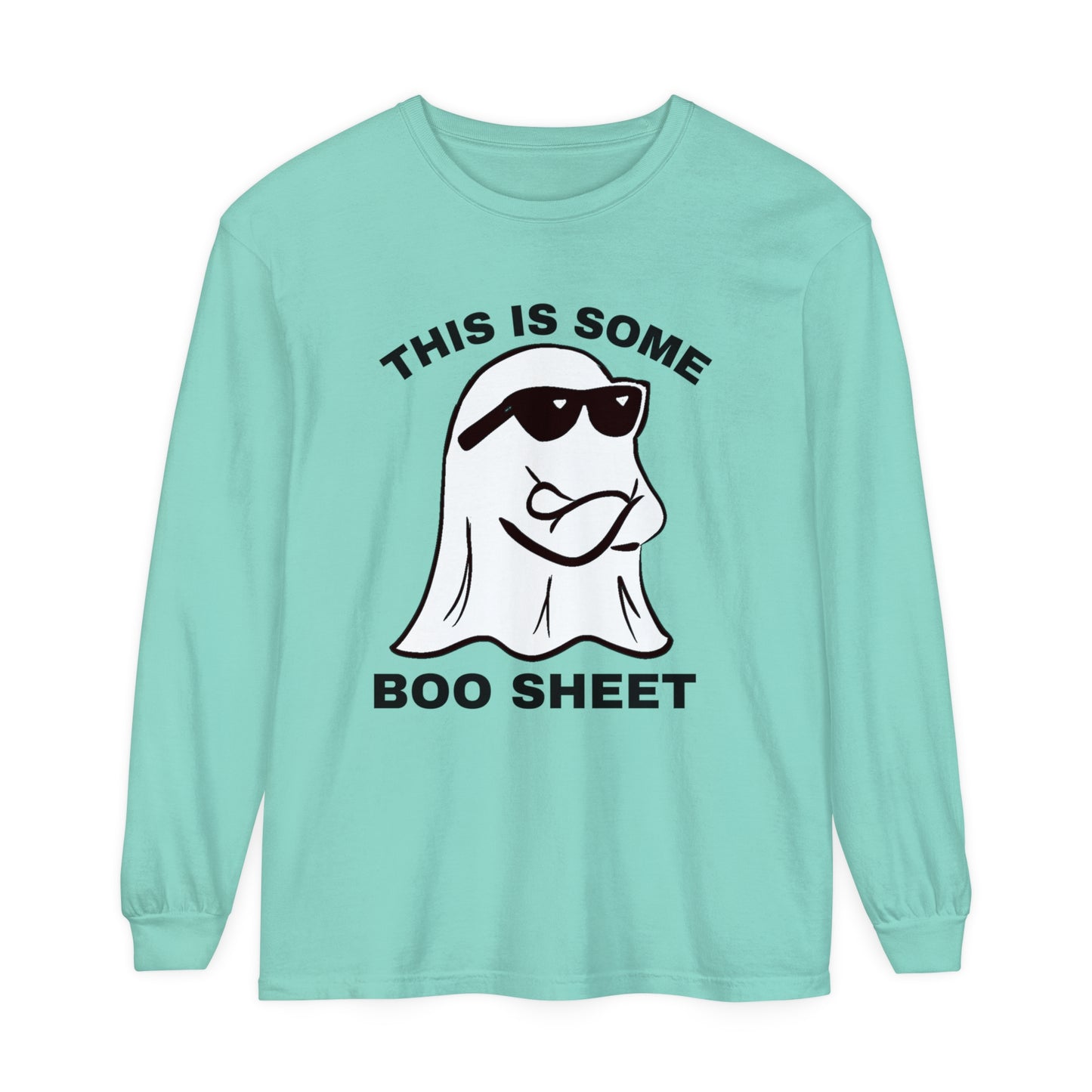 This is some Boo Sheet Comfort Colors long sleeve T-shirt