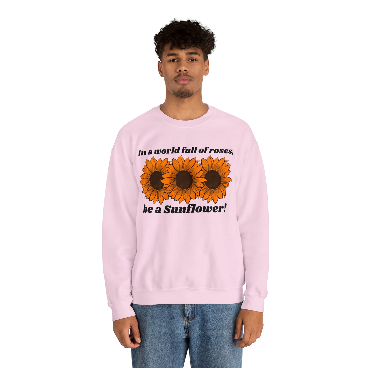 Sunflowers Spirit Unisex Heavy Blend™ Crewneck Sweatshirt