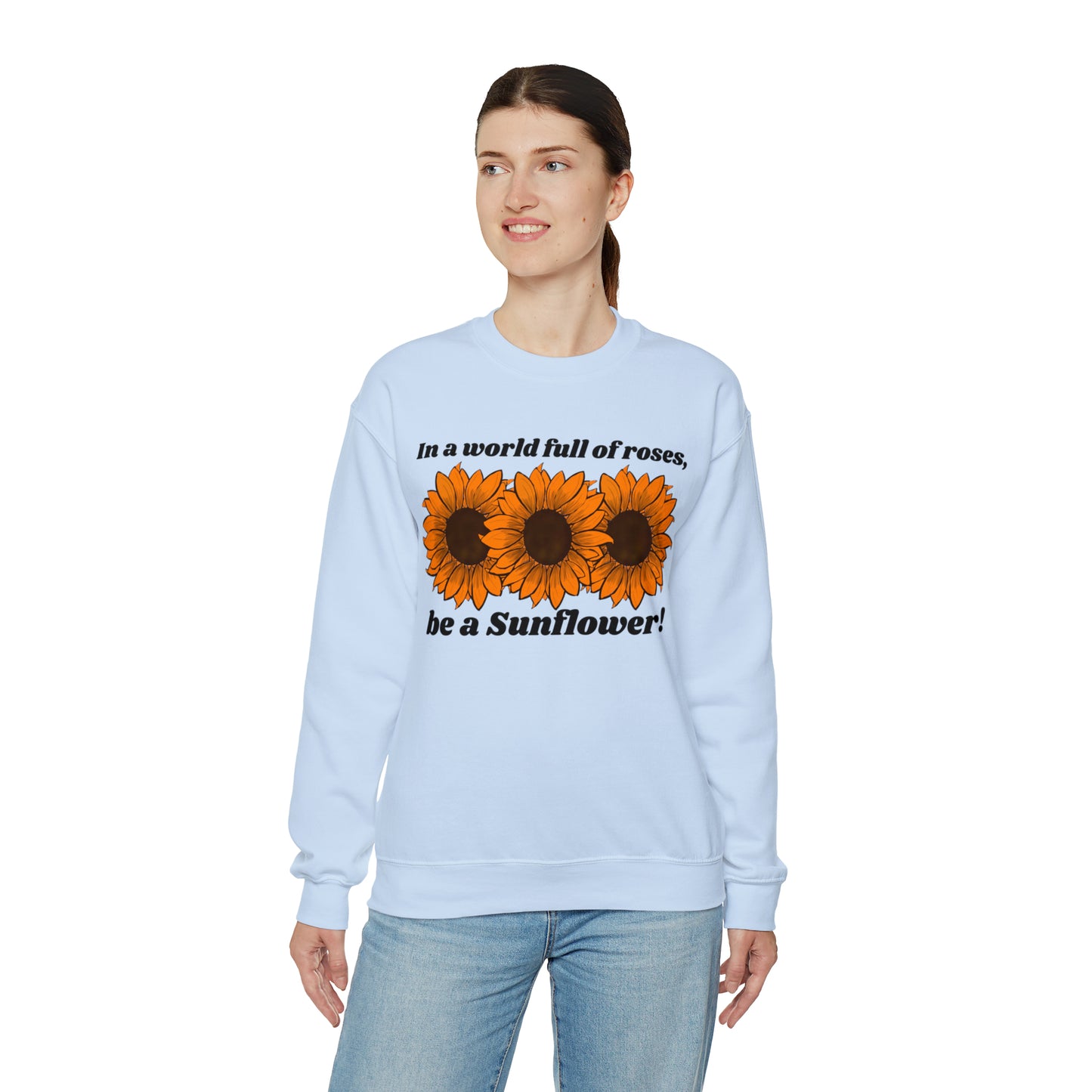 Sunflowers Spirit Unisex Heavy Blend™ Crewneck Sweatshirt