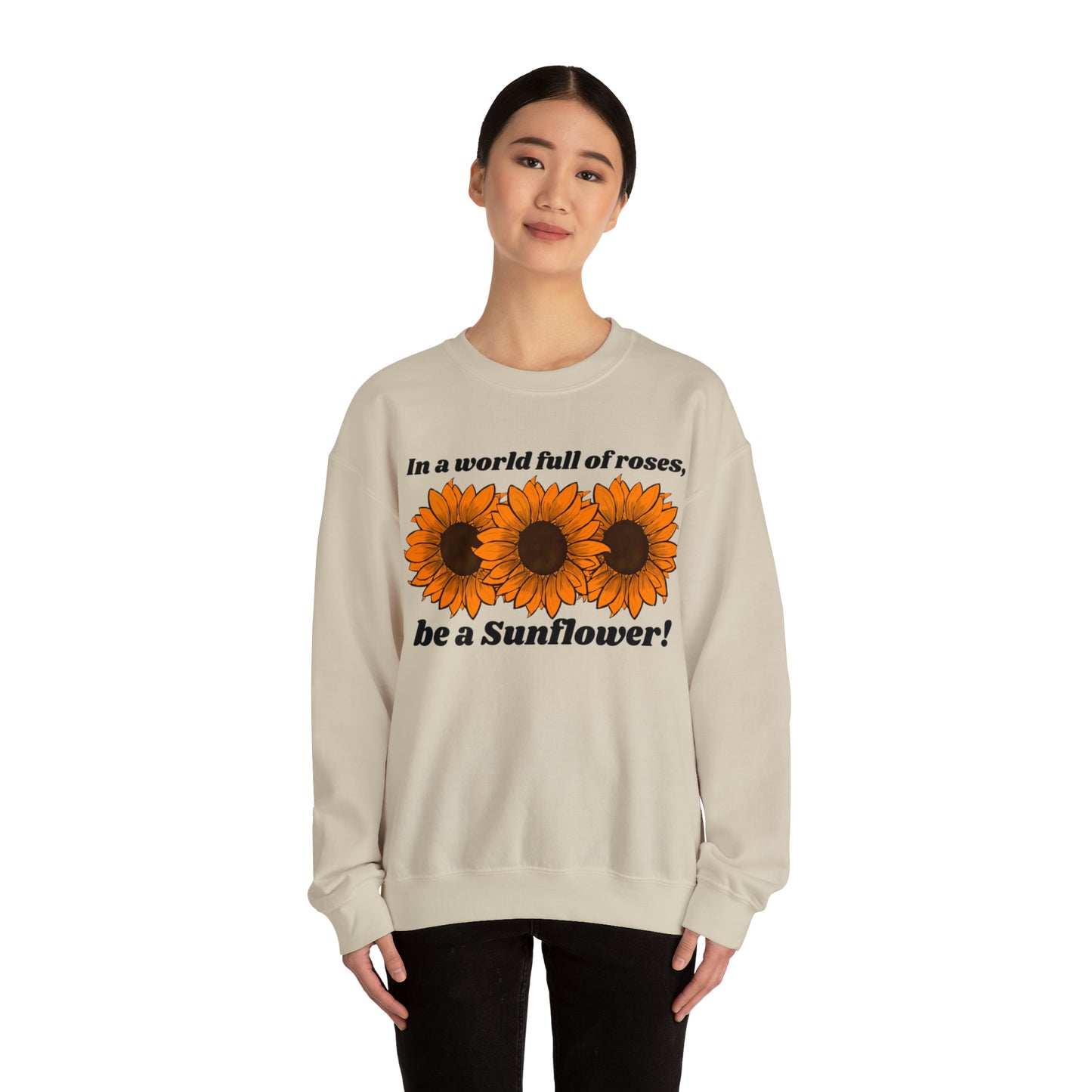 Sunflowers Spirit Unisex Heavy Blend™ Crewneck Sweatshirt