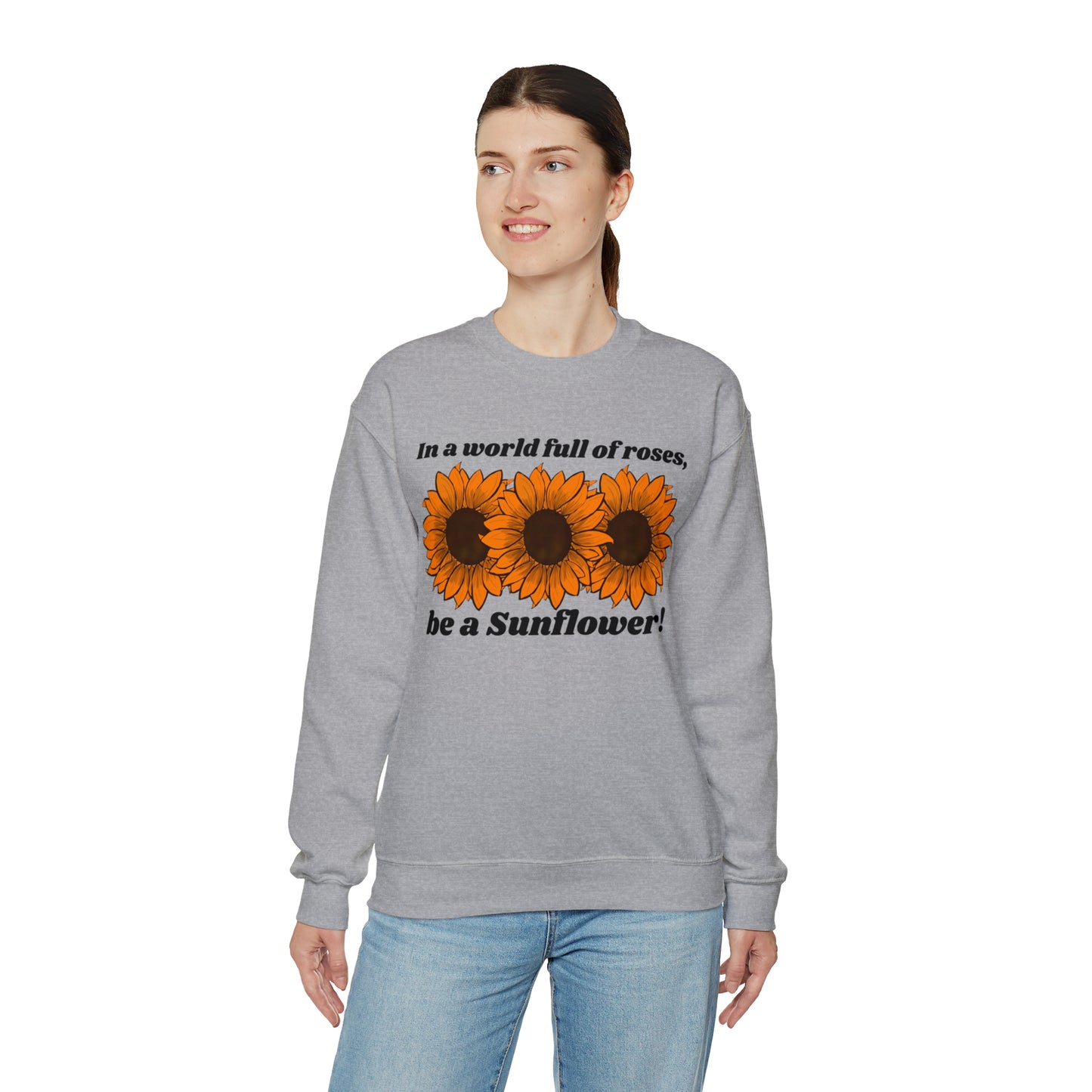 Sunflowers Spirit Unisex Heavy Blend™ Crewneck Sweatshirt