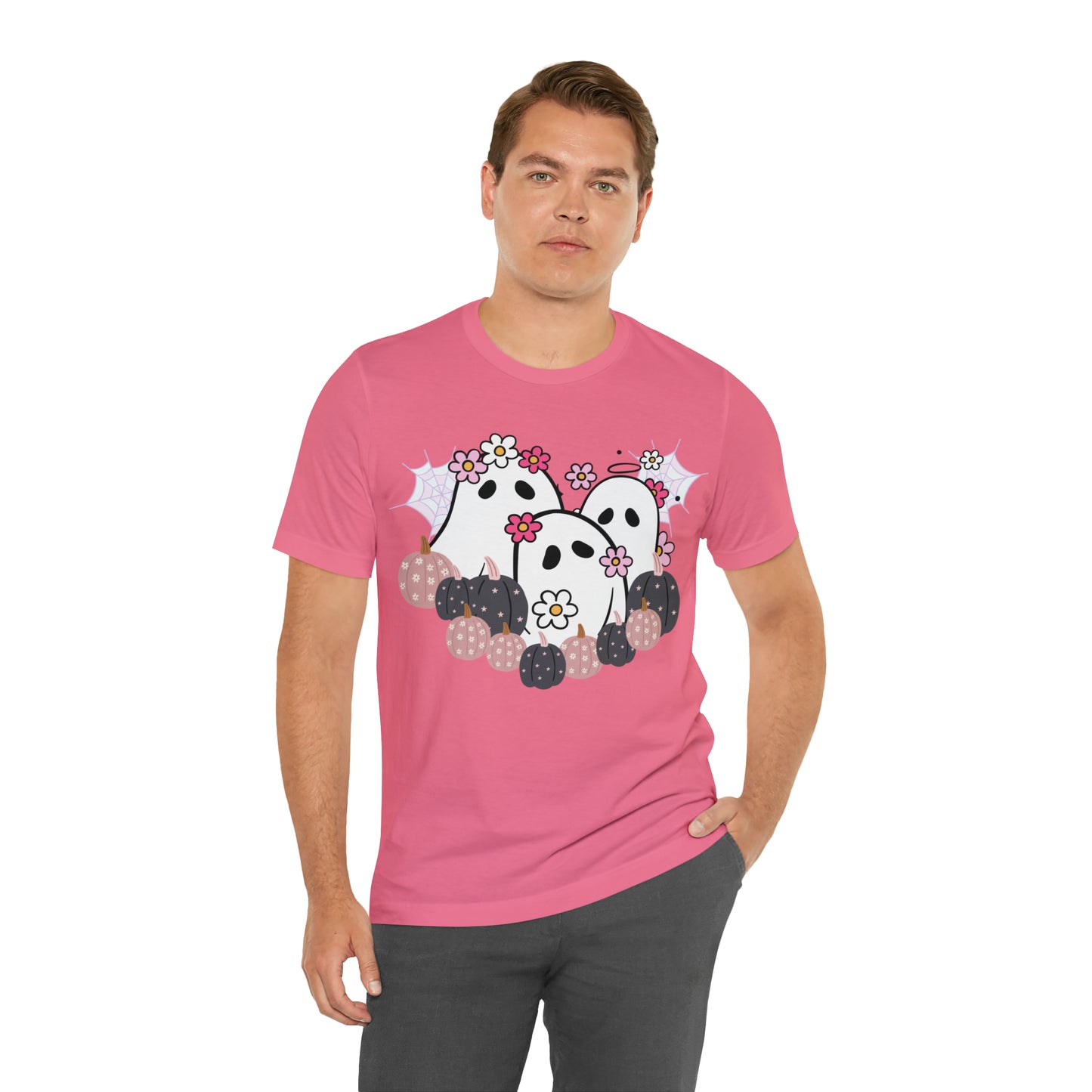 Cute Halloween Bella Canva Ghost T-shirt