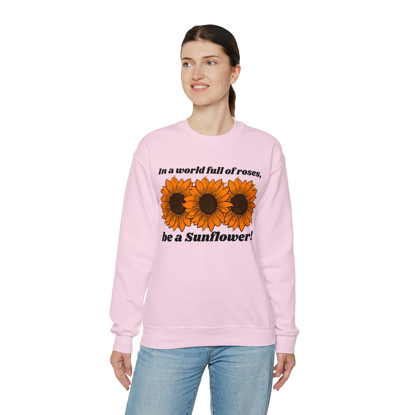 Sunflowers Spirit Unisex Heavy Blend™ Crewneck Sweatshirt