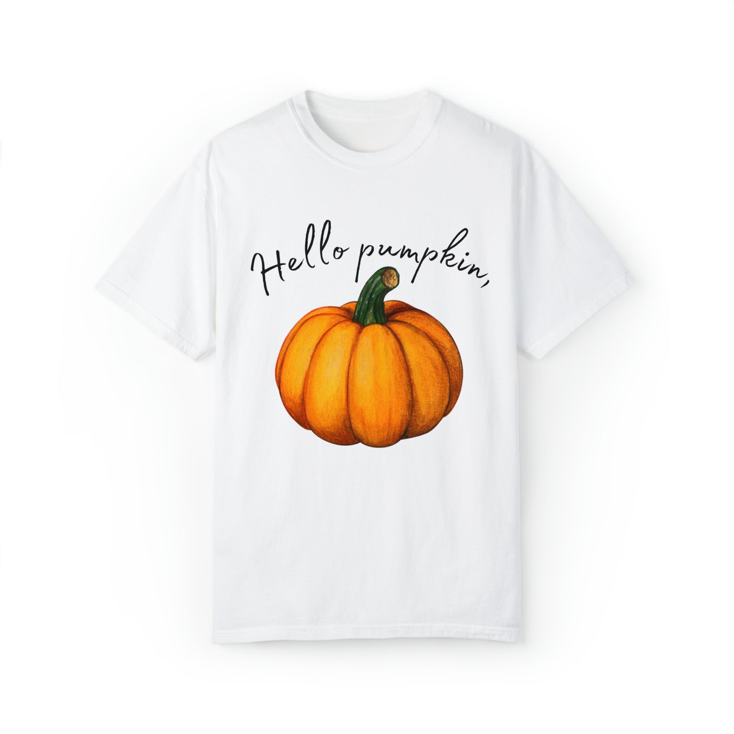 Hello Pumpkin Fall Comfort Colors T-shirt