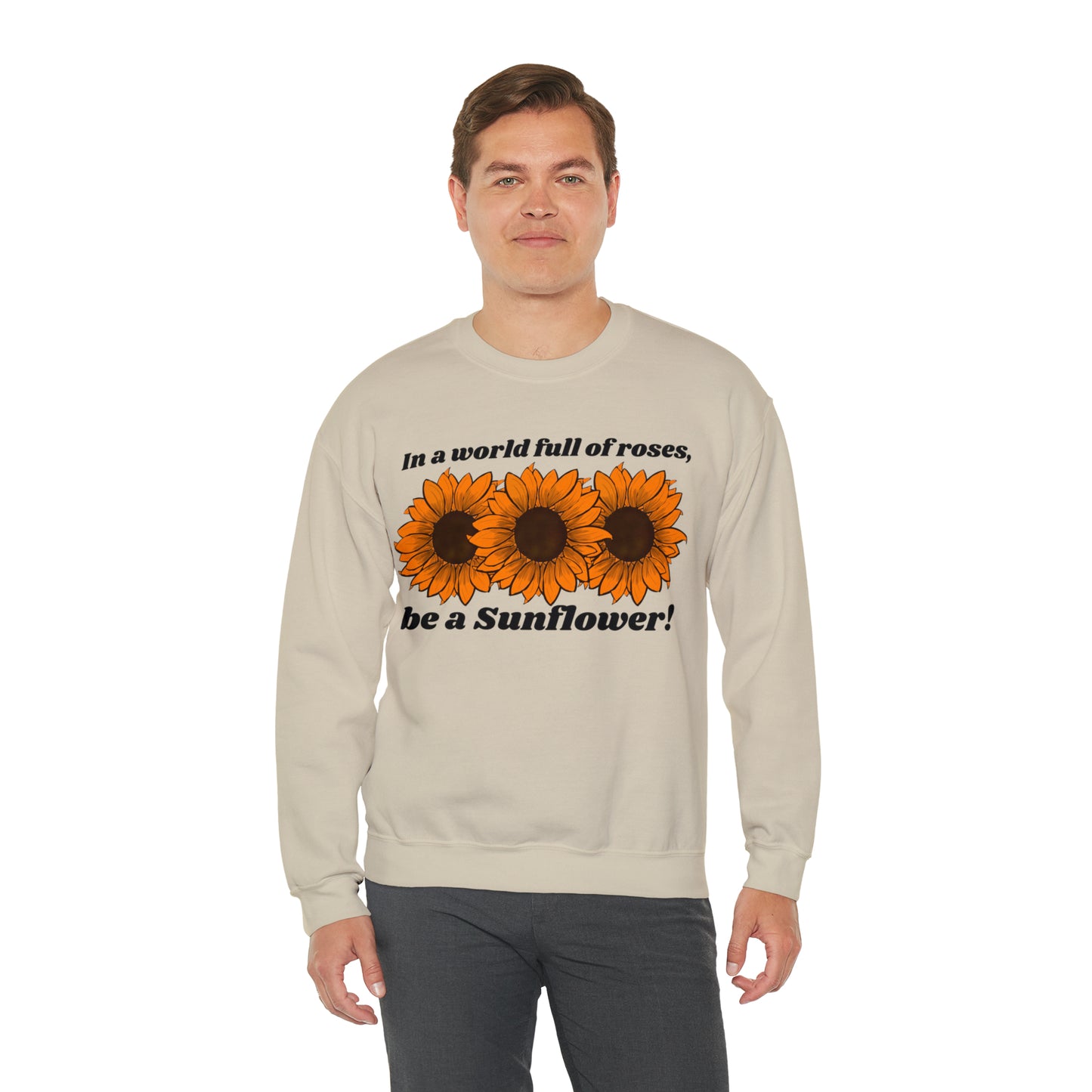 Sunflowers Spirit Unisex Heavy Blend™ Crewneck Sweatshirt