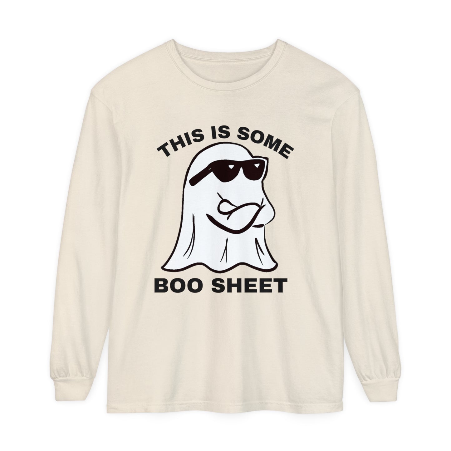 This is some Boo Sheet Comfort Colors long sleeve T-shirt