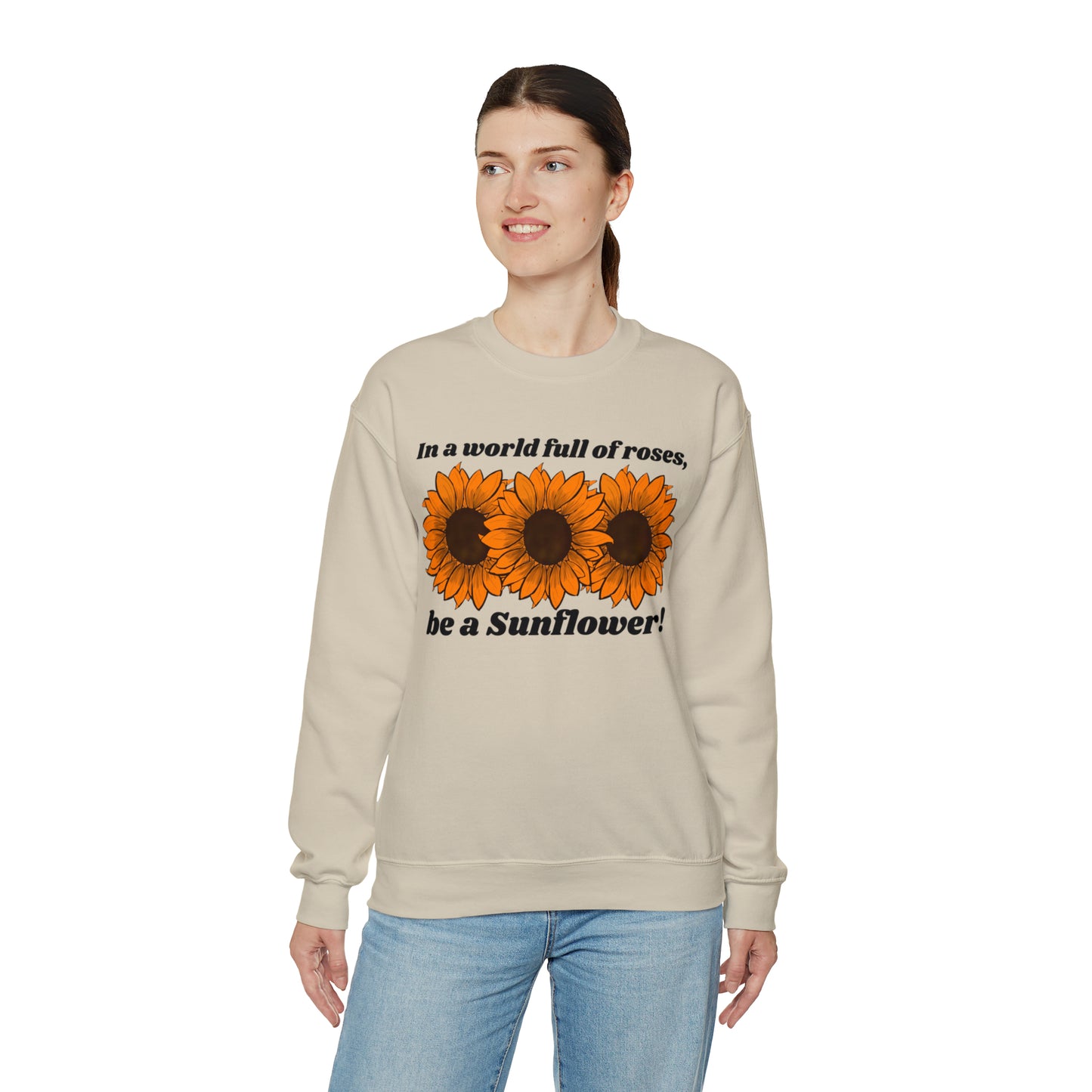 Sunflowers Spirit Unisex Heavy Blend™ Crewneck Sweatshirt