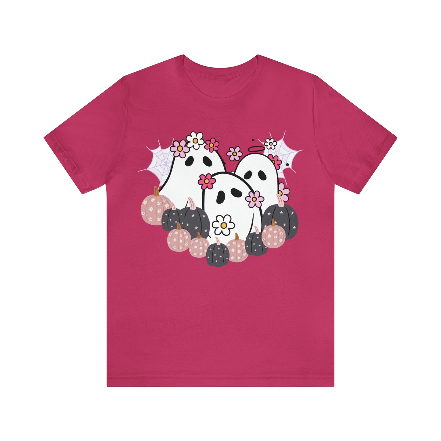 Cute Halloween Bella Canva Ghost T-shirt