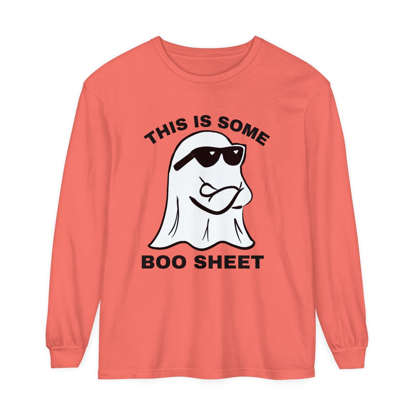 This is some Boo Sheet Comfort Colors long sleeve T-shirt