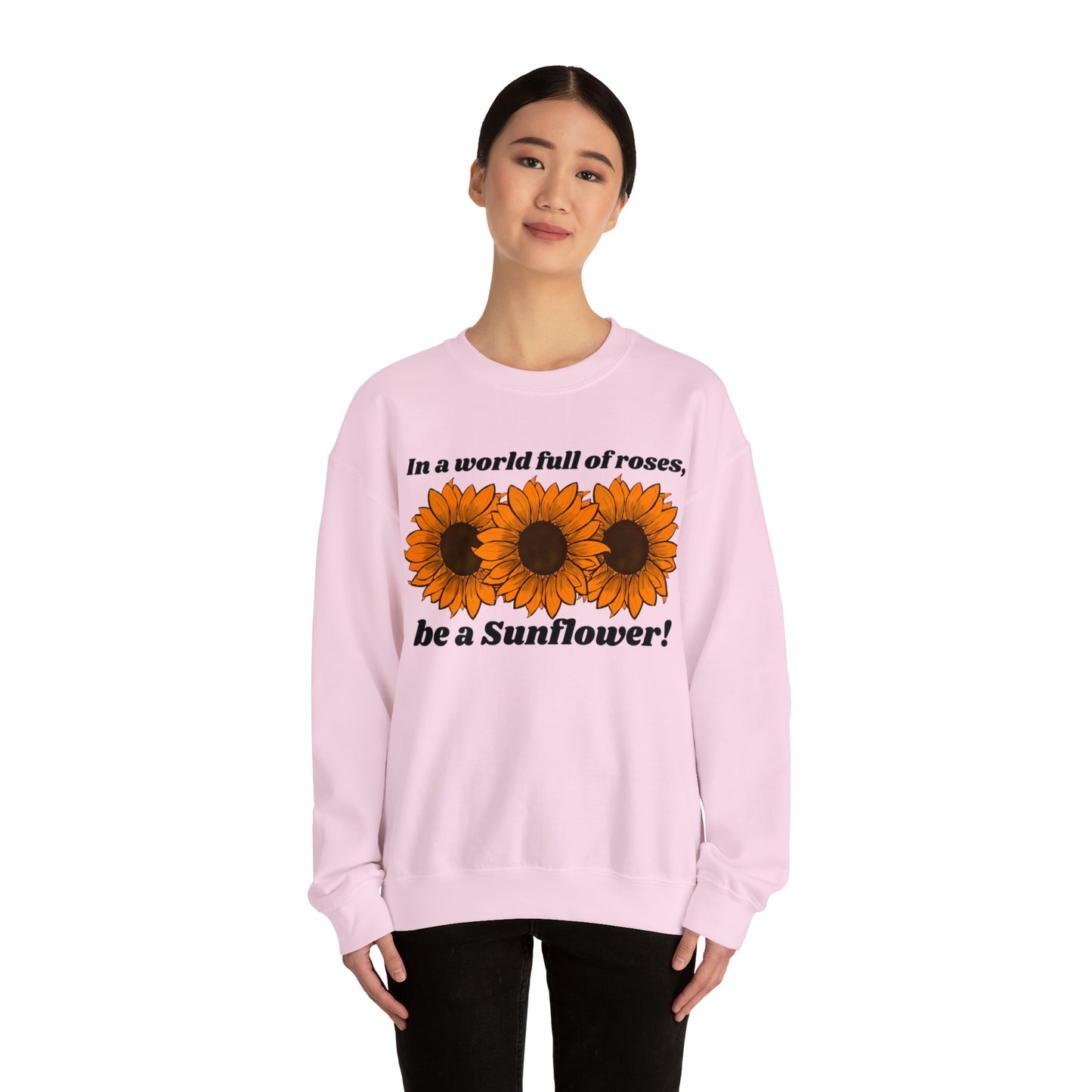 Sunflowers Spirit Unisex Heavy Blend™ Crewneck Sweatshirt