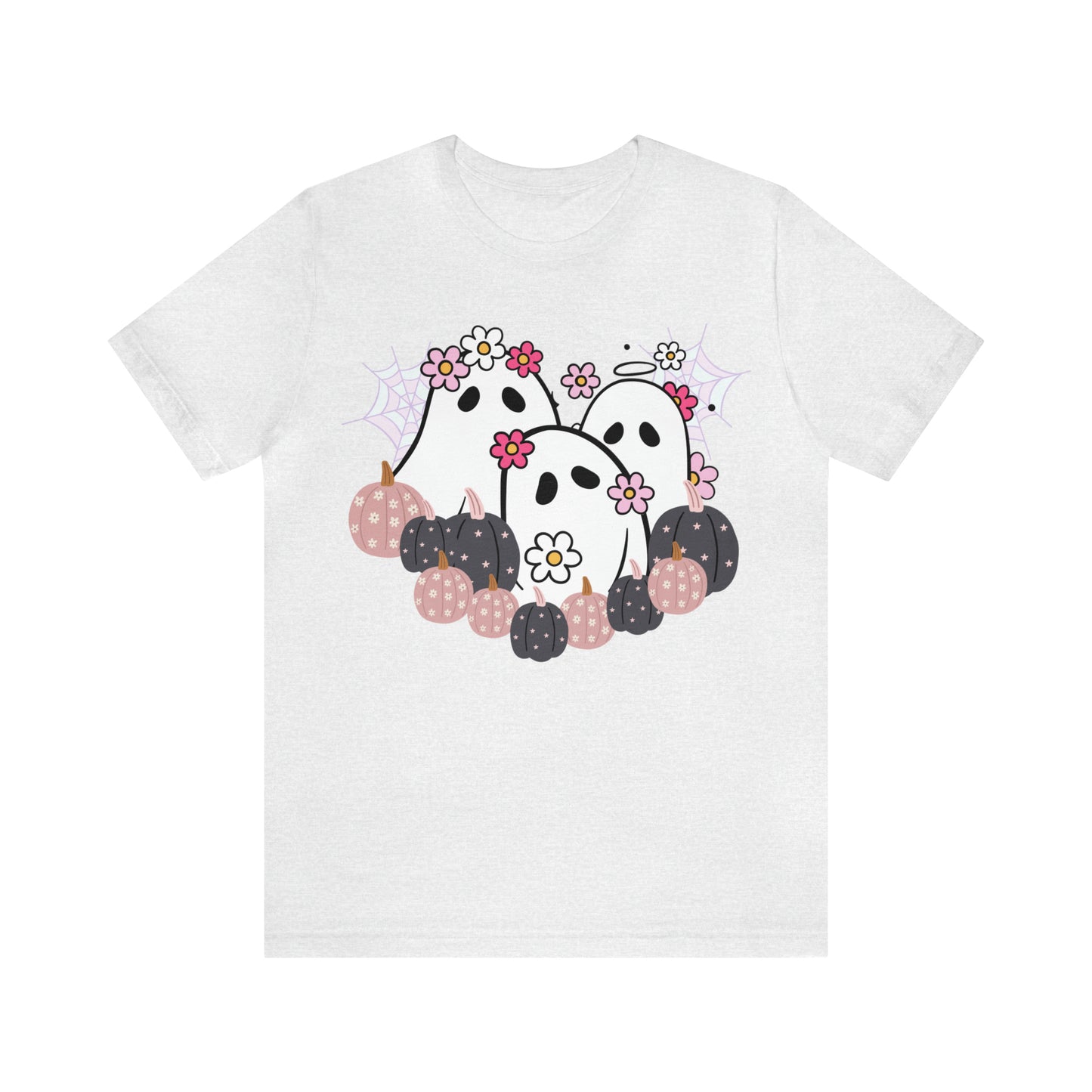 Cute Halloween Bella Canva Ghost T-shirt