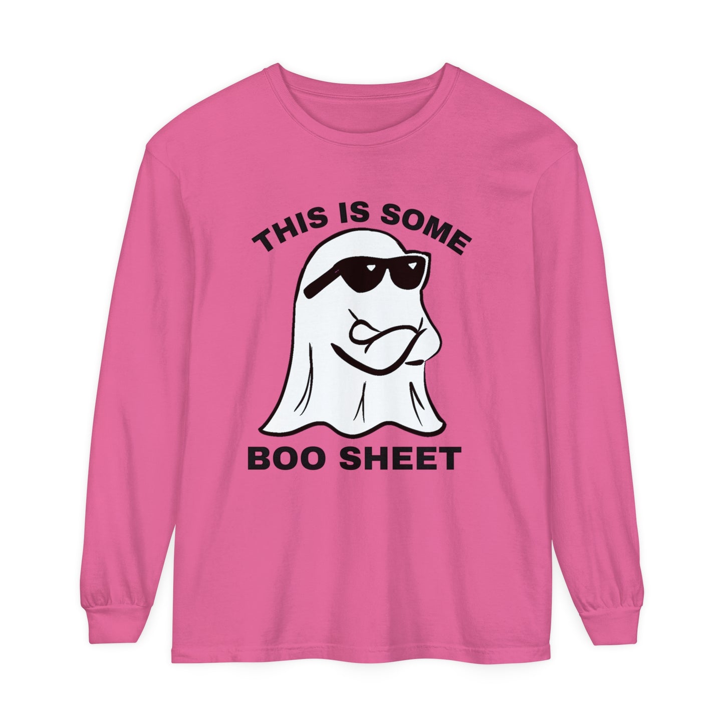 This is some Boo Sheet Comfort Colors long sleeve T-shirt