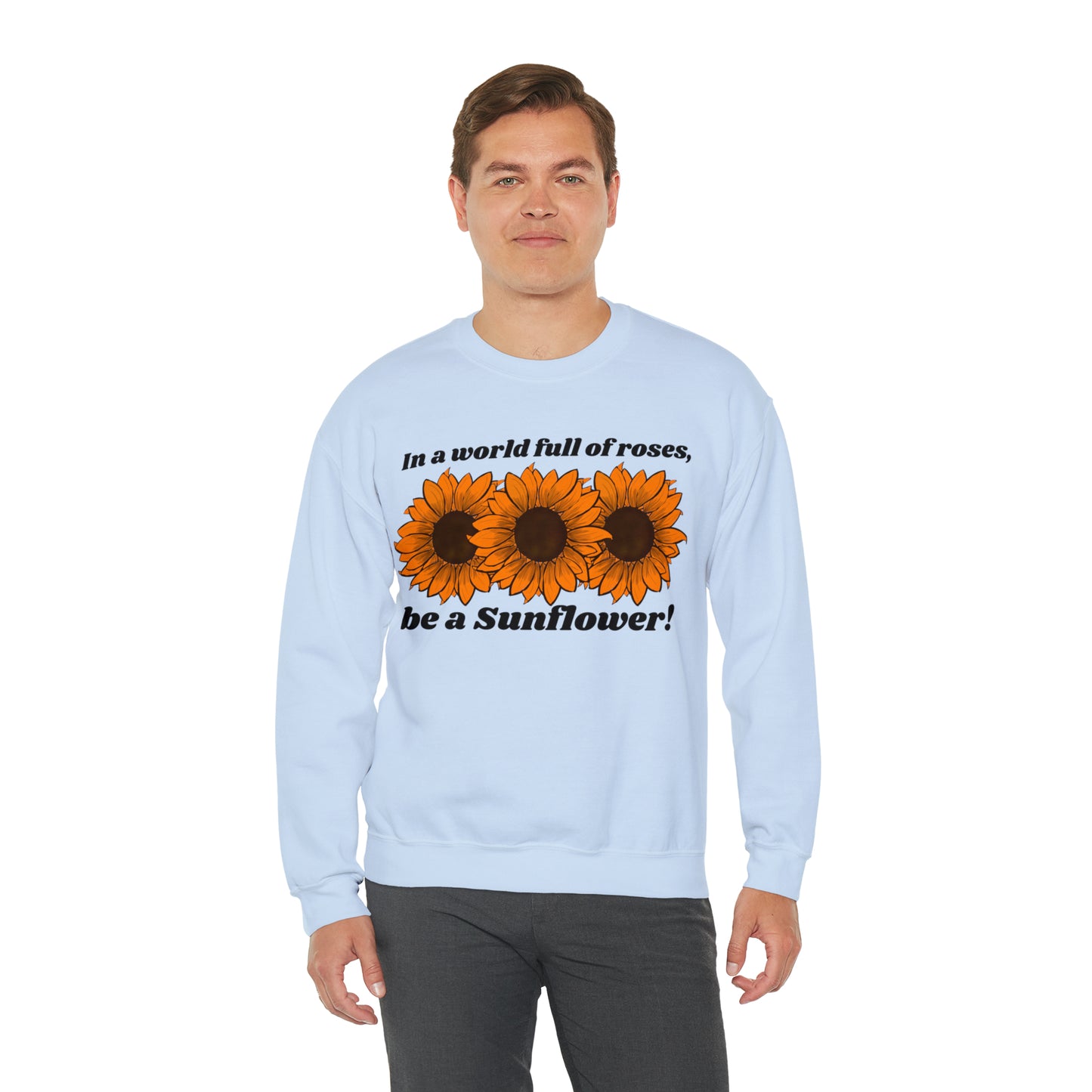 Sunflowers Spirit Unisex Heavy Blend™ Crewneck Sweatshirt