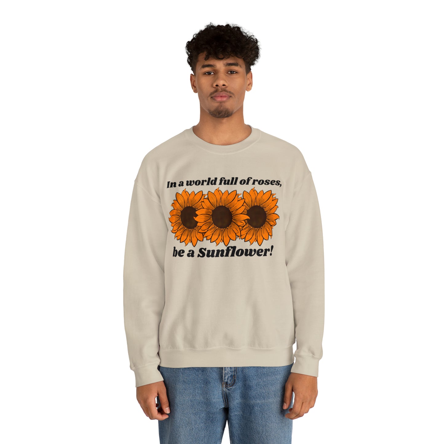 Sunflowers Spirit Unisex Heavy Blend™ Crewneck Sweatshirt