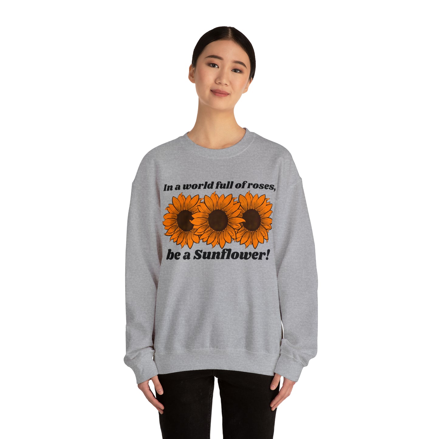 Sunflowers Spirit Unisex Heavy Blend™ Crewneck Sweatshirt