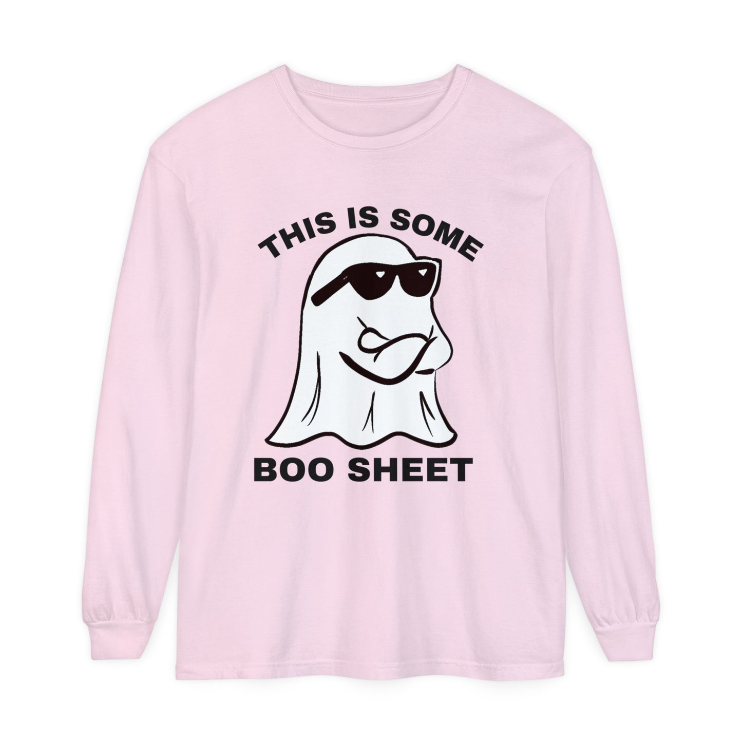 This is some Boo Sheet Comfort Colors long sleeve T-shirt